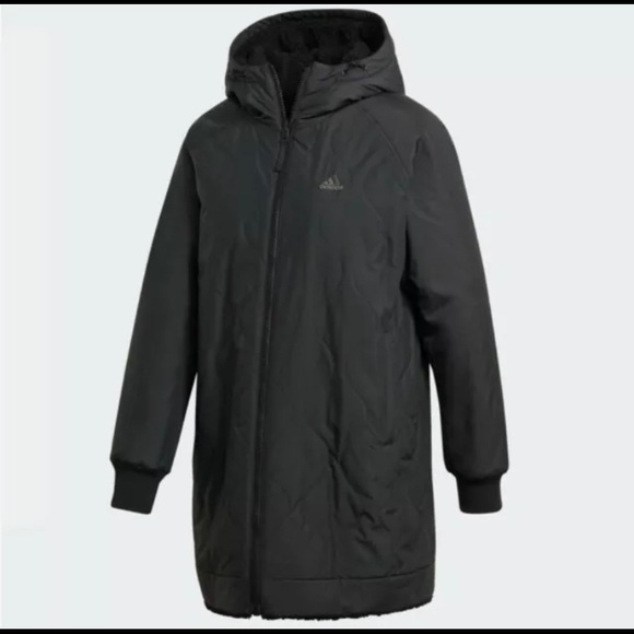 Adidas Originals Women’s REVERSIBLE SHERPA Jacket - Picture 3 of 8